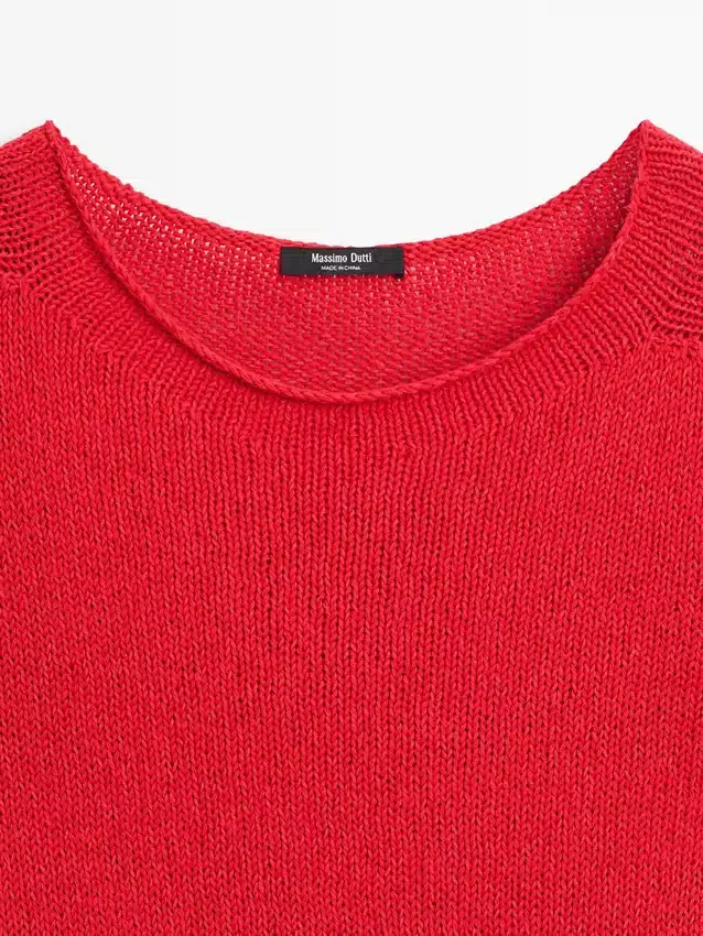 Asymmetrischer Strickpullover Asymmetrischer Strickpullover