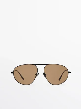 Aviator-Sonnenbrille aus Metall