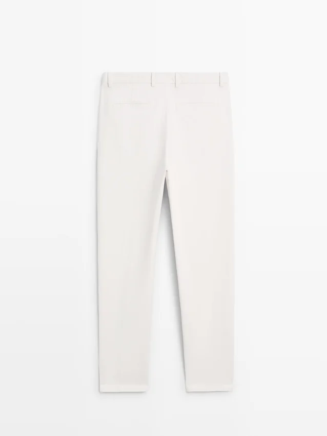 Baumwoll-Twill-Hose mit elastischem Bund Baumwoll-Twill-Hose mit elastischem Bund