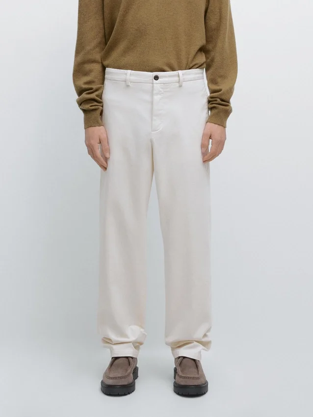 Baumwoll-Twill-Hose mit elastischem Bund Baumwoll-Twill-Hose mit elastischem Bund