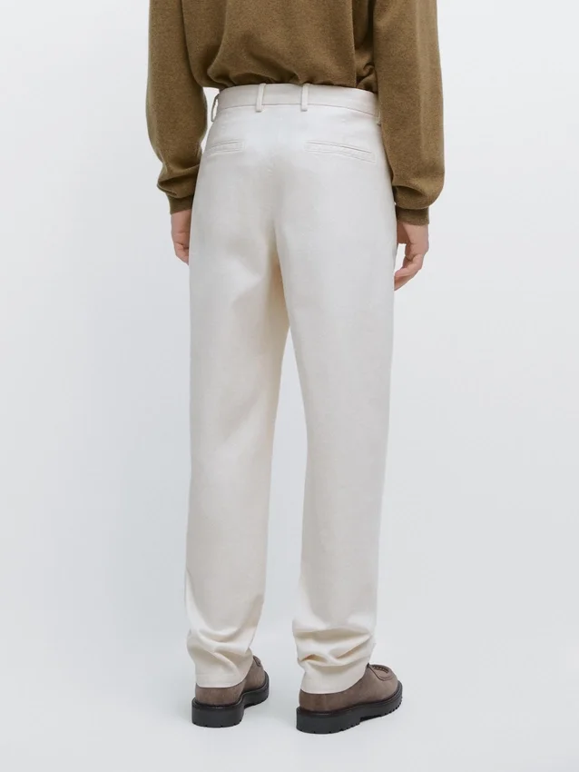 Baumwoll-Twill-Hose mit elastischem Bund Baumwoll-Twill-Hose mit elastischem Bund