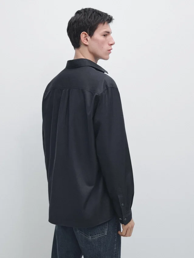 Baumwollhemd mit Taschen Baumwollhemd mit Taschen