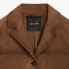 Blazer aus Wildleder mit Taschen Blazer aus Wildleder mit Taschen