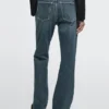 Boot-Cut-Jeans mit hoher Taille