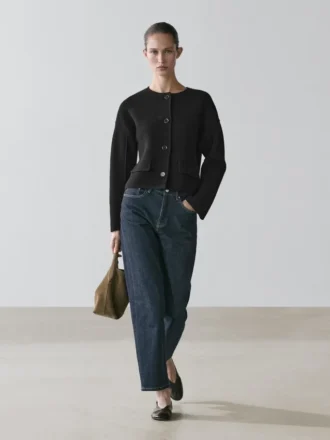 Cardigan aus Baumwollstrick