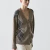 Cardigan aus Wollmischung mit Argyle-Muster