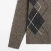 Cardigan aus Wollmischung mit Argyle-Muster
