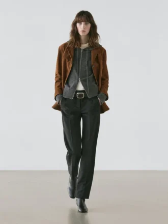 Cardigan aus Wollmischung mit Reißverschluss und Kapuze