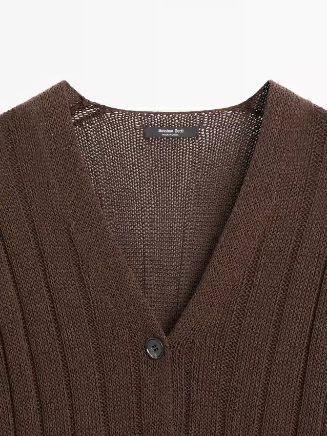 Cardigan mit Taillendetail Cardigan mit Taillendetail