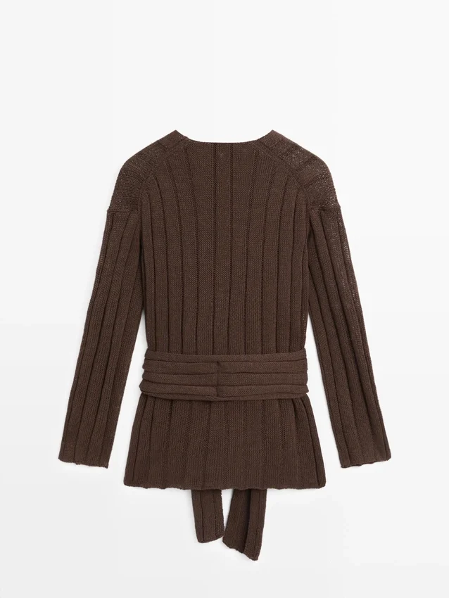 Cardigan mit Taillendetail Cardigan mit Taillendetail