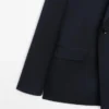 Cool Wool Zweireihiger Blazer für Anzüge