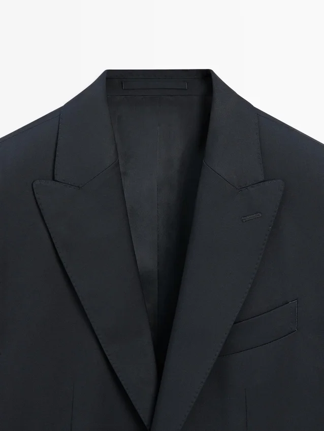 Cooler Anzug-Blazer aus Wolle Cooler Anzug-Blazer aus Wolle