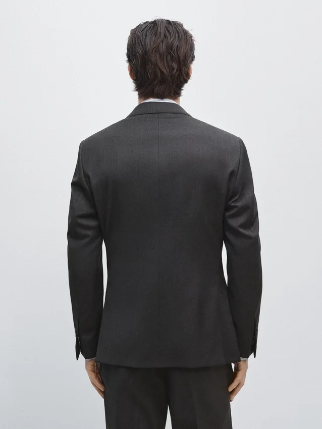 Cooler Anzug-Blazer aus Wolle Cooler Anzug-Blazer aus Wolle