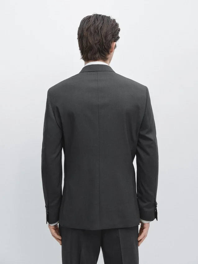 Cooler Anzug-Blazer aus Wolle Cooler Anzug-Blazer aus Wolle