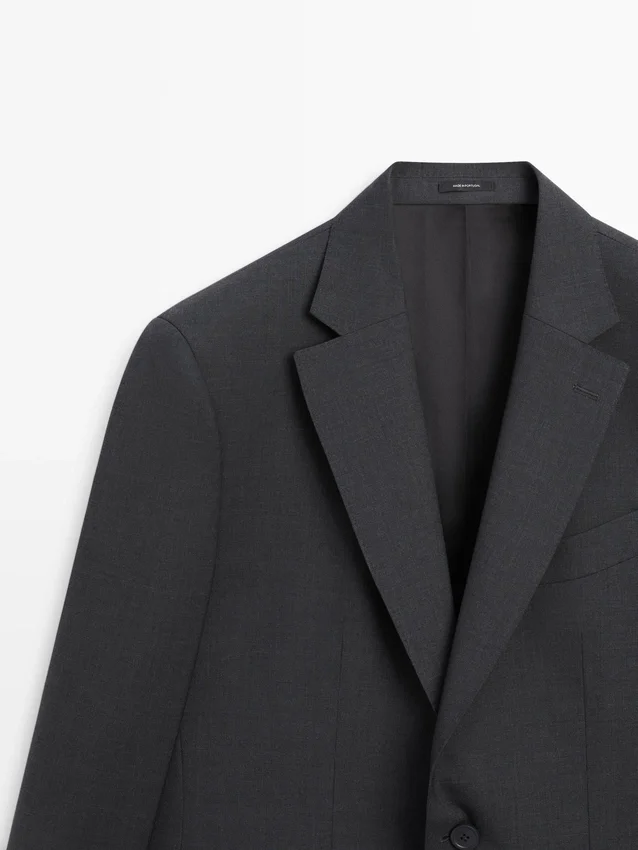 Cooler Anzug-Blazer aus Wolle Cooler Anzug-Blazer aus Wolle