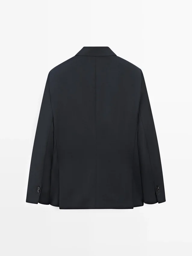 Cooler Anzug-Blazer aus Wolle Cooler Anzug-Blazer aus Wolle