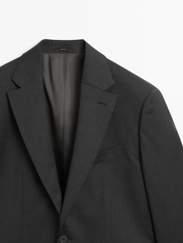 Cooler Anzug-Blazer aus Wolle Cooler Anzug-Blazer aus Wolle