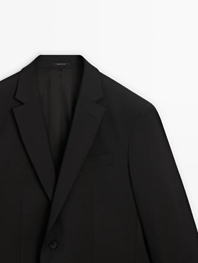 Cooler Anzug-Blazer aus Wolle Cooler Anzug-Blazer aus Wolle