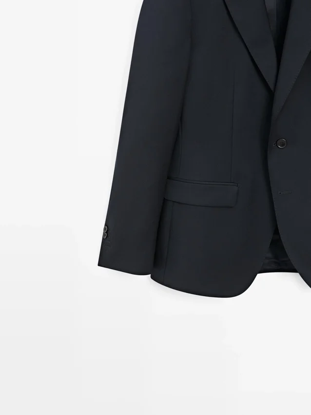 Cooler Anzug-Blazer aus Wolle Cooler Anzug-Blazer aus Wolle