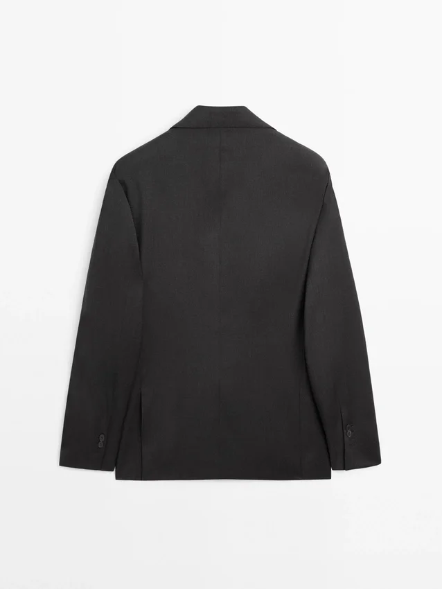 Cooler Anzug-Blazer aus Wolle Cooler Anzug-Blazer aus Wolle