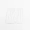 Einfarbige Boxershorts aus 100 % Baumwolle