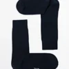 Einfarbige Socken aus Baumwollmischgewebe