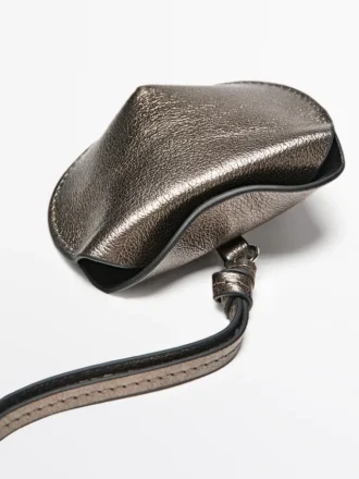 Faltbares AirPods-Etui aus Nappaleder