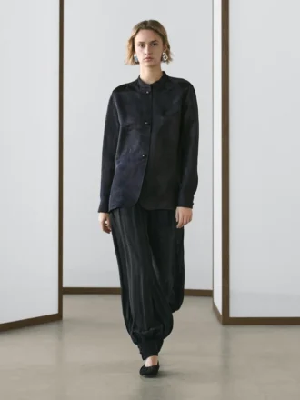 Fließendes Jacquard-Hemd