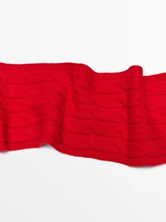 Geflochtener Schal aus Wollmischung