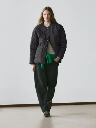 Gesteppte Cape-Jacke