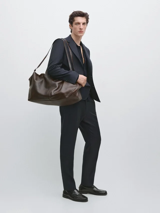 Gestreifter Anzug-Blazer aus Cool Wool Gestreifter Anzug-Blazer aus Cool Wool