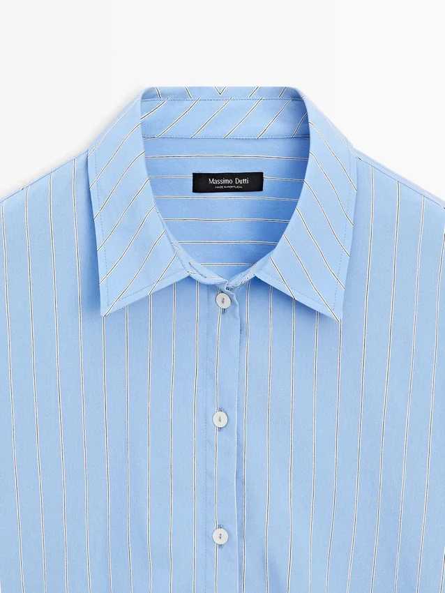 Gestreiftes, locker sitzendes Hemd Gestreiftes, locker sitzendes Hemd