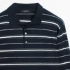 Gestreiftes Poloshirt aus Baumwollmischung Gestreiftes Poloshirt aus Baumwollmischung