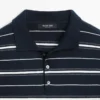 Gestreiftes Poloshirt aus Baumwollmischung Gestreiftes Poloshirt aus Baumwollmischung