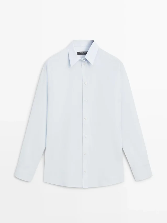 Hemd aus Popeline und Baumwollmischung Hemd aus Popeline und Baumwollmischung