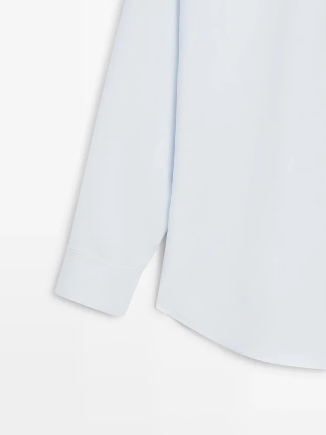 Hemd aus Popeline und Baumwollmischung Hemd aus Popeline und Baumwollmischung