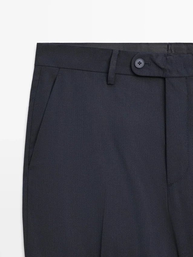 Hose aus kühler Wollmischung Hose aus kühler Wollmischung