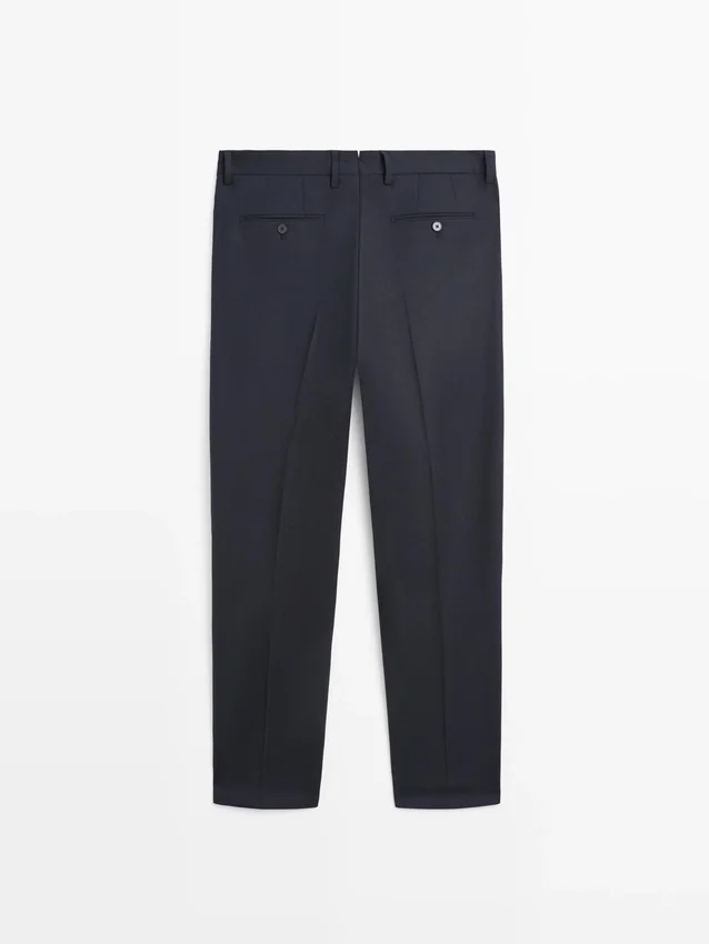 Hose aus kühler Wollmischung Hose aus kühler Wollmischung