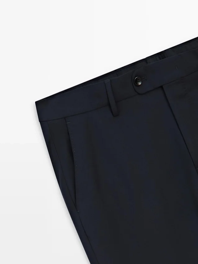 Hose aus kühler Wollmischung Hose aus kühler Wollmischung