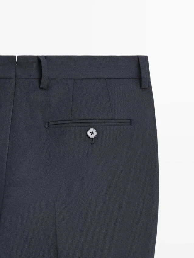 Hose aus kühler Wollmischung Hose aus kühler Wollmischung