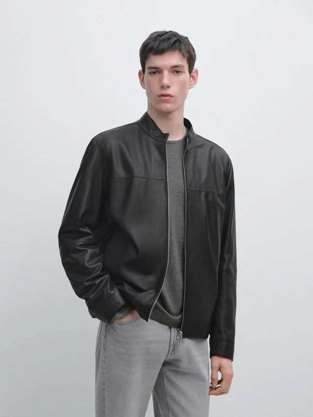 Jacke aus Nappalammleder Jacke aus Nappalammleder