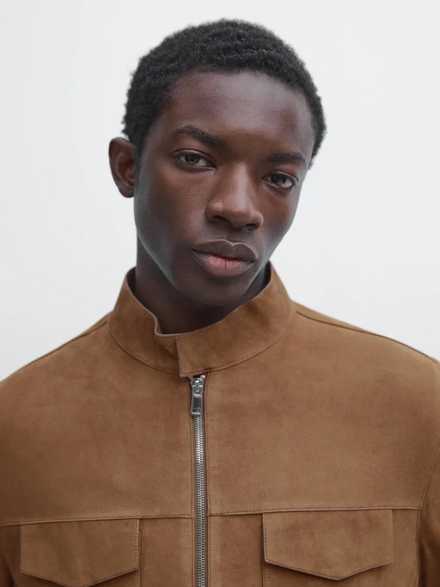 Jacke aus Wildleder Jacke aus Wildleder