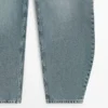 Jeans mit hoher Taille und Barrel-Passform