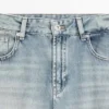 Jeans mit hoher Taille und Barrel-Passform