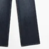 Jeans mit hoher Taille und weitem Bein