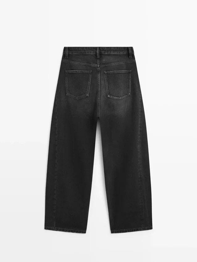 Jeans mit mittlerer Leibhöhe und Balloon-Passform Jeans mit mittlerer Leibhöhe und Balloon-Passform