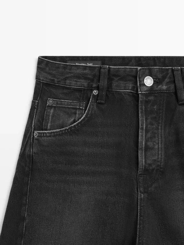 Jeans mit mittlerer Leibhöhe und Balloon-Passform Jeans mit mittlerer Leibhöhe und Balloon-Passform