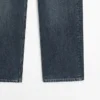 Jeans mit mittlerer Leibhöhe und weitem Bein Jeans mit mittlerer Leibhöhe und weitem Bein