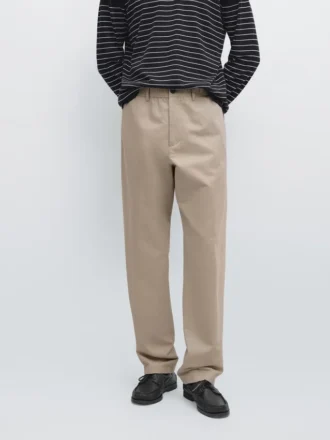 Jogginghose aus Baumwoll-Leinen