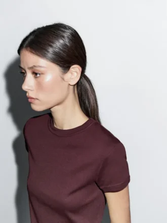 Kurzarm-T-Shirt aus 100 % Baumwolle